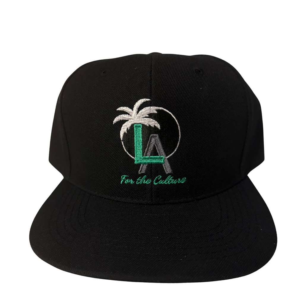 LA for the Culture Logo Black Signature Snapback (One Size Fits All)