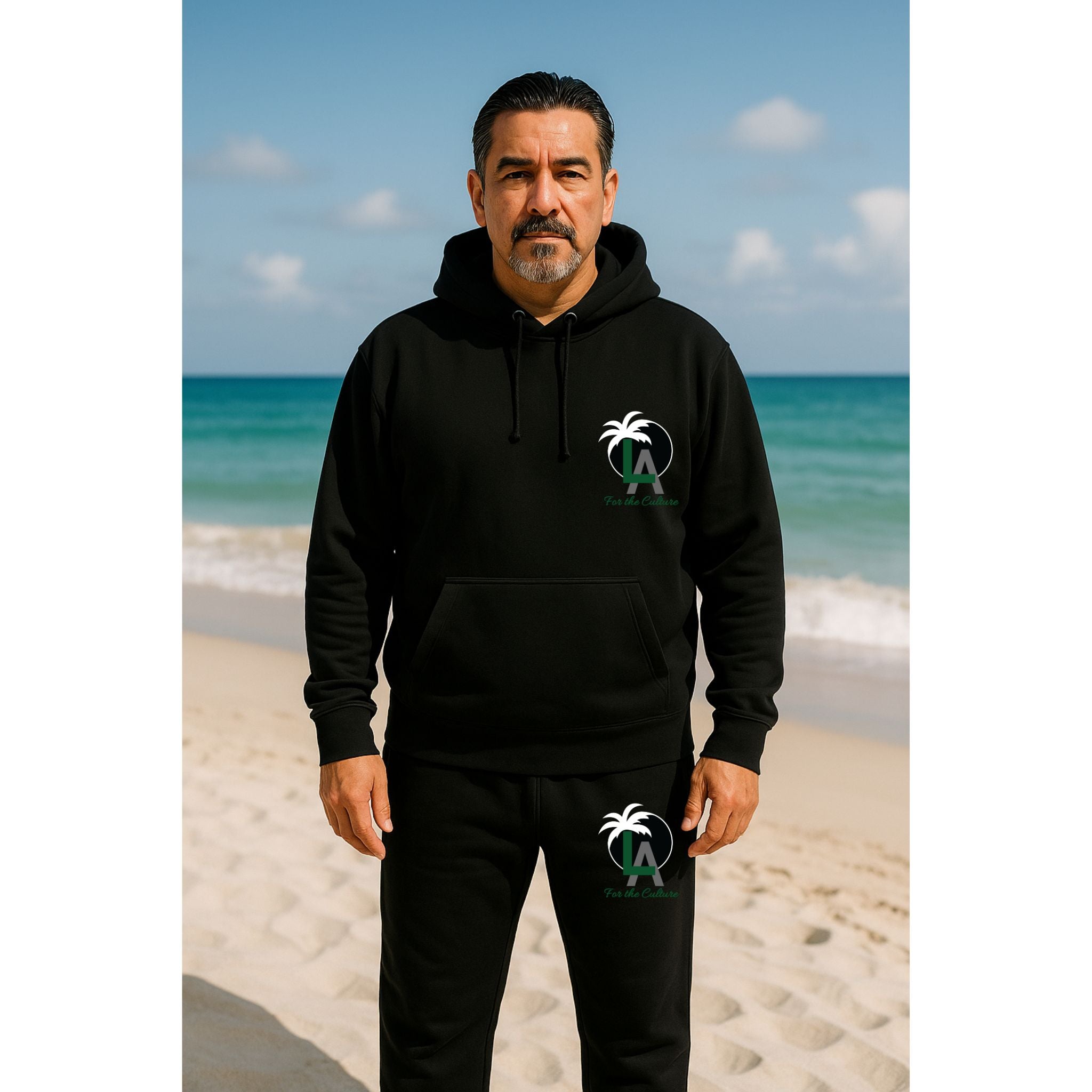 LA for the Culture Embroidered 2-Piece Sweatsuit – Unisex Set (Hoodie