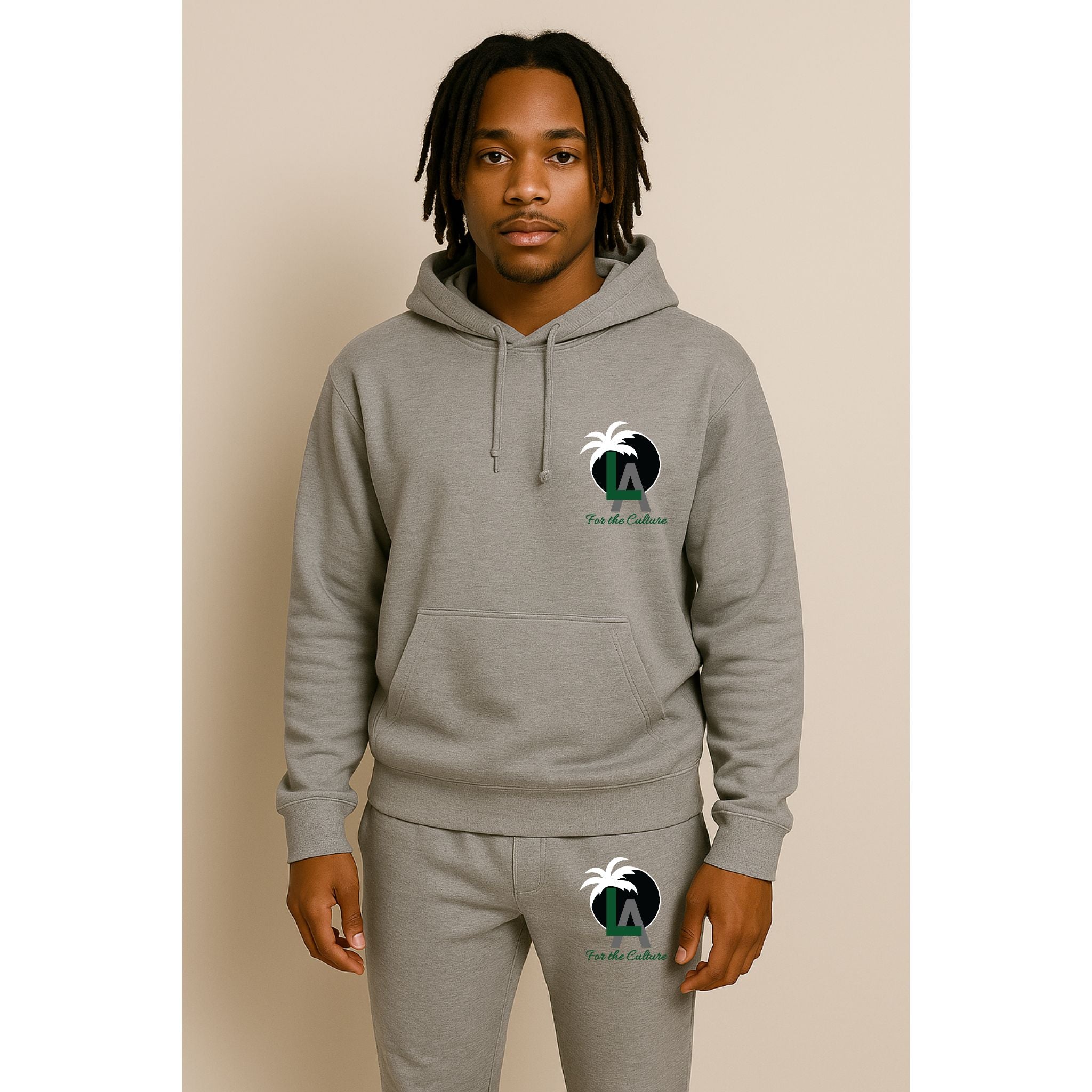 LA for the Culture Embroidered 2-Piece Sweatsuit – Unisex Set (Hoodie & Sweatpants)