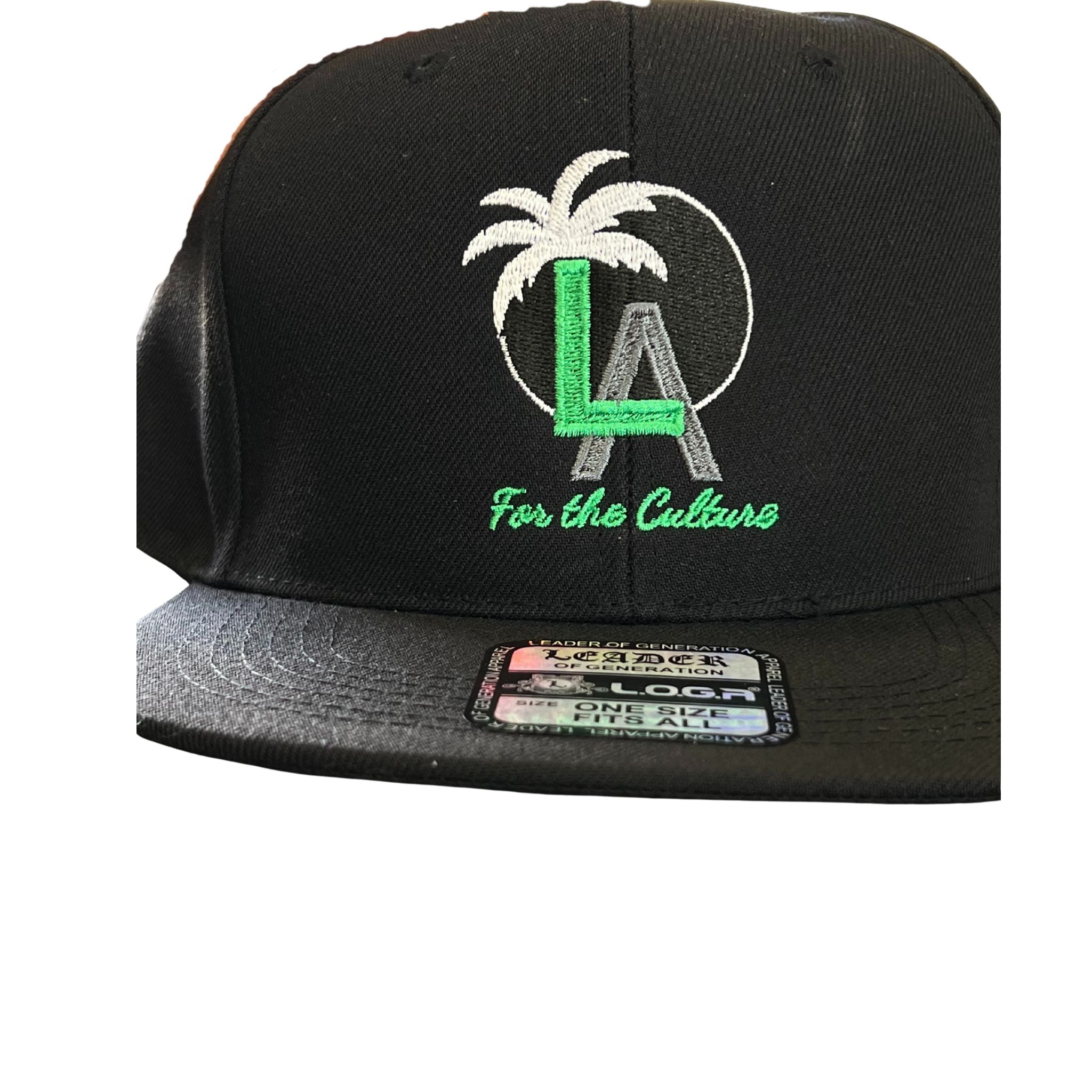LA for the Culture Logo Black Signature Snapback (One Size Fits All)